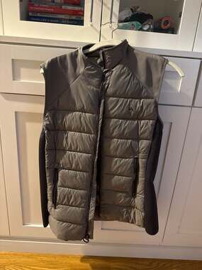 Adidas by Stella McCartney TrueNature Grey Puffer Golf Vest